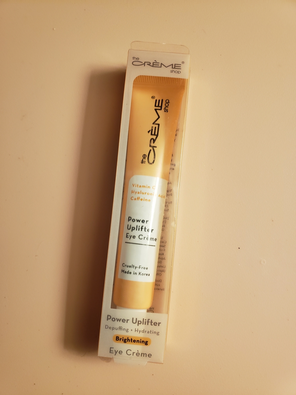 The Crème shop Power Uplifter Eye Crème Vitamin C Eye Cream NWT